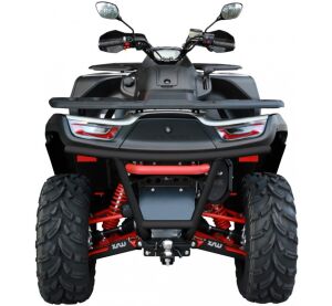 XRW REAR BUMPER ALU SX2 BLACK - SEGWAY SNARLER AT6 S / L