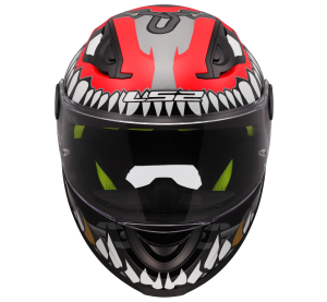 LS2 FF812 KID PUNK GREY RED S