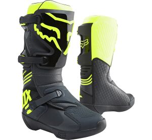 FOX Comp Boot - BLACK/YELLOW MX