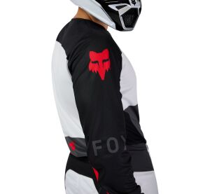 FOX 180 Flow Jersey - White/Red