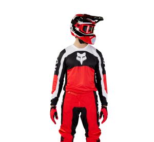 FOX 180 Nitro Jersey - Extd Sizes - M, Fluo RED MX24