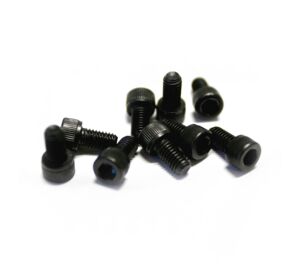 BIG GUN 1/4 x 20 x3/8 End Tip Allen Screws (4pk) - Socket Head (Black)