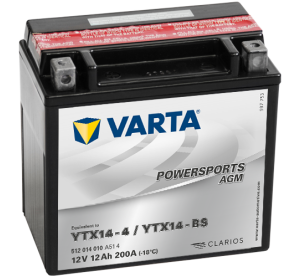 Varta 12V/12Ah - moto LF (YTX14-4/YTX14-BS)