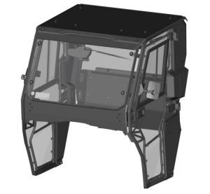 Cabin with accessories (wiper, washer) for Linhai UTV LH80DU / LH100DU Electric