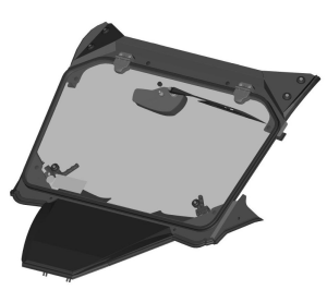 Windshield with wiper, washer for Cabin Segway Villain SX10 (2024+)