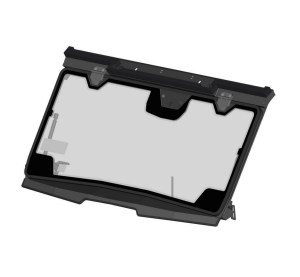 Tillt out windshield with wiper, washer (not fitting to original roof) Segway Fugleman UT6