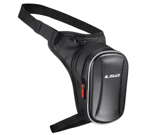 LS2 LLB-03 Leg Bag 900D film/PVC Carbon Grain Black 4.5L