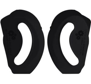 LS2 PLATE ALUMINUM RATCHET FF399 MATT BLACK