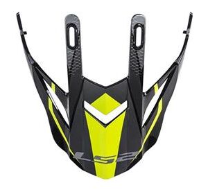 LS2 MX436 PEAK RING BLACK TITANIUM