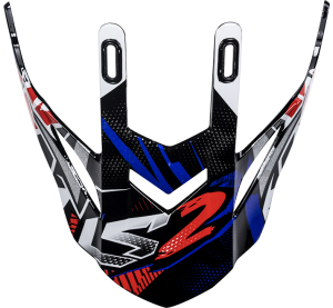 LS2 MX437 PEAK STRONG WHITE BLUE RED