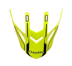 LS2 MX437 PEAK CORE MATT HI VIS YELLOW