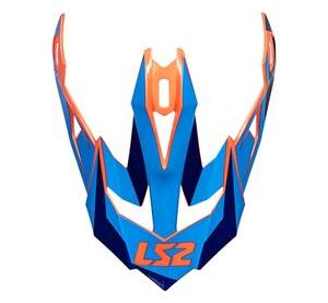 LS2 MX470 PEAK NIMBLE BLACK BLUE ORANGE