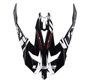 LS2 MX470 PEAK EMPEROR BLACK WHITE RED