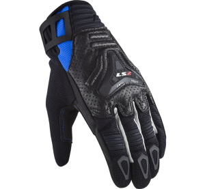 LS2 ALL TERRAIN MAN GLOVES BLACK BLUE