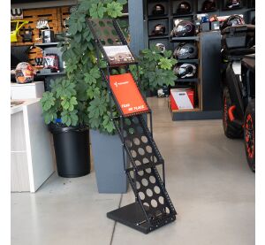 Foldable Brochure Shelf
