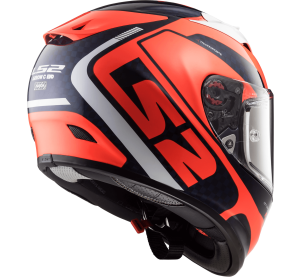 LS2 FF323 ARROW C EVO STING BLUE FLUO ORANGE