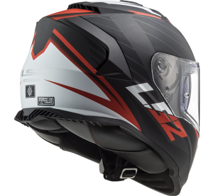 LS2 FF800 STORM NERVE MATT BLACK RED