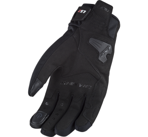 LS2 JET 2 MAN GLOVES BLACK