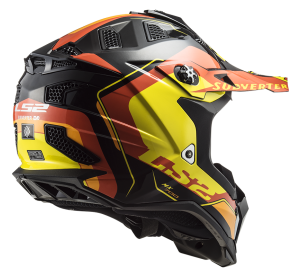 LS2 MX700 SUBVERTER ARCHED BLACK YELLOW RED