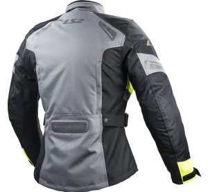 LS2 PHASE LADY JACKET GREY BLACK YELLOW