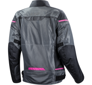 LS2 RIVA LADY JACKET BLACK DARK GREY PINK