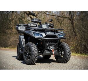 XRW FRONT BUMPER ALU SX1 BLACK - SEGWAY SNARLER AT6 S/L (2021-2022)