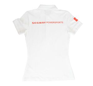 SEGWAY POWERSPORTS White Women Polo T-shirt