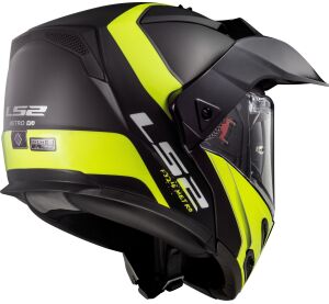 LS2 FF324 METRO EVO RAPID Matt Black Gloss Yellow, FOG FIGHTER (PINLOCK)