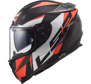 LS2 FF327 CHALLENGER SQUADRON MATT FLUO ORANGE (PINLOCK)