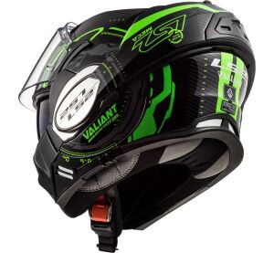 LS2 FF399 VALIANT NUCLEUS BLACK GLOW GREEN
