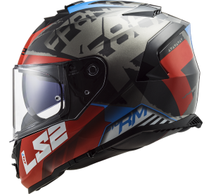 LS2 FF800 Storm SPRINTER Black Red Titanium