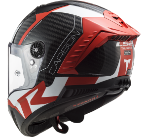LS2 FF805 THUNDER C RACING1 GL.RED WHITE