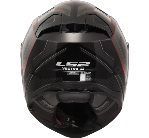 LS2 FF811 VECTOR II ALIZER BLACK RED-06