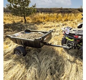 SHARK GARDEN 680, VOZÍK ZA ČTYŘKOLKU, ČERNÝ