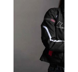 LS2 GATE LADY JACKET BLACK PINK