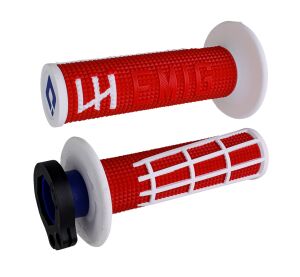 ODI GRIPS EMIG 2.0 - V2 LOCK-ON Grip RED/White