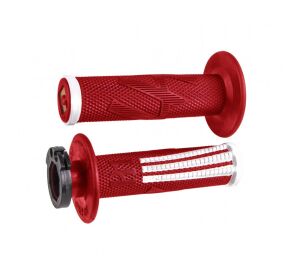 ODI GRIPS PRO MX Lock-on v2 EMIG 4-Stroke Red/White