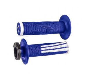 ODI GRIPS PRO MX Lock-on v2 EMIG 4-Stroke Blue/White