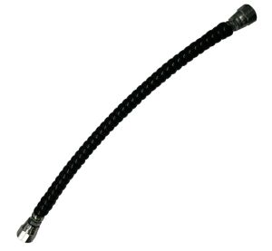 Hose:(T)-5, .25" ID, SS Braid (Both Ends -5 Straight Female AN Swivel, 1/2-20 thread