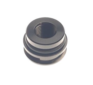 set: Air Valve Assembly:[5/16-32 ORB X Schrader] EVOL3, Tamper Resistant, Black Ano II