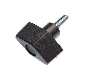 KNOB, PLASTIC-BLK