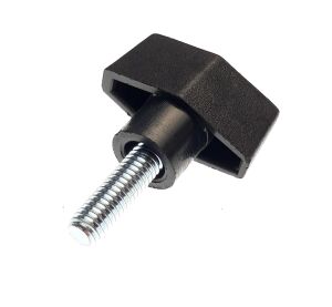 KNOB, PLASTIC-BLK