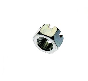 Hexagon slotted thin nut M24 x 2