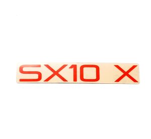 SX10 X DECAL (RED 64 INCH)