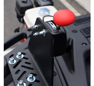 SHARK ATV čelní mulčovač 100cm s  motorem  HONDA GX 270, stříbrná barva