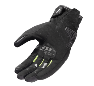 LS2 JET III MAN GLOVES BLACK H-V YELLOW