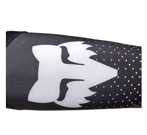 FOX Flexair Fracture Kb Sock, White/Black