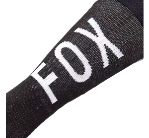 FOX Flexair Fracture Kb Sock, White/Black