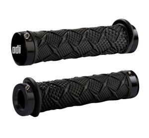 ODI GRIPS X-TREME ATV grips 130mm Black w/Black LOCK-ON Bonus Pack Black W/Black Clamps