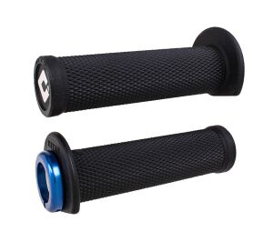 ODI GRIPS Ruffian ATV Lock-on v2.1, 125 mm, Black/Blue clamps